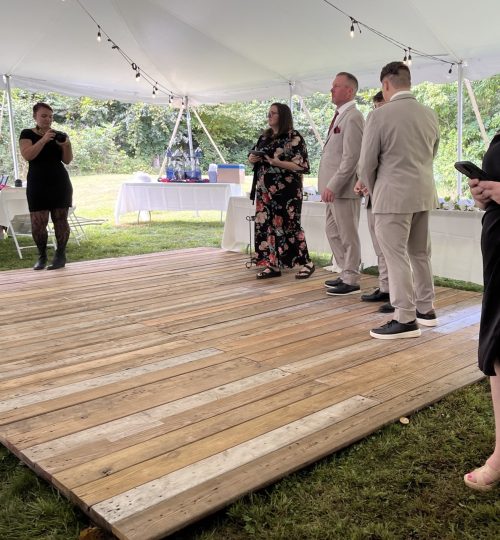 Zervos 12x16 Light Cedar Dance Floor